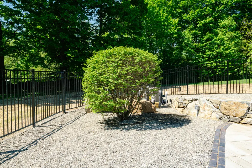 Aluminum fence line at the pool enclosure — Exterior Services LLC