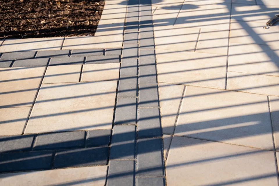 Paver field and border course — Exterior Services LLC, Stormville, NY